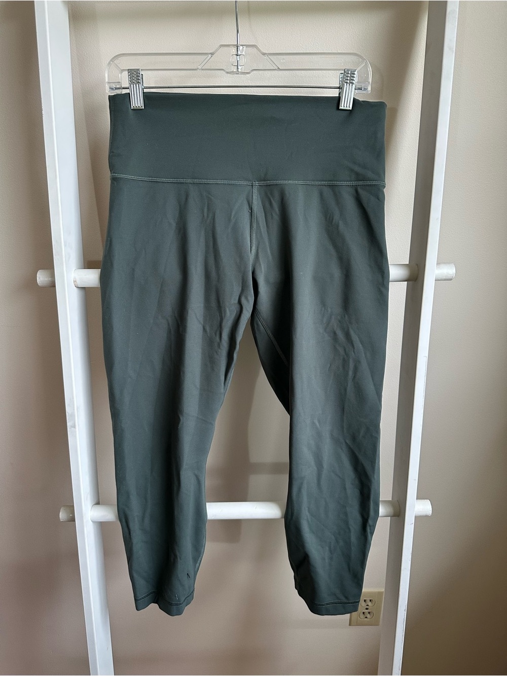 lululemon Cropped High-Rise Leggings - Forest Green